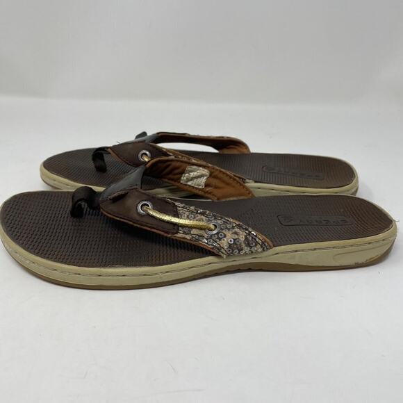 Sperry Seafish Thong Sandals Size 8 - Picture 3 of 10